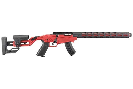 Ruger Ruger Precision, .17Hmr, 16.1" Threaded Barrel, Red Stock &Amp; Barrel, 15-Rd 8420