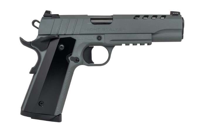 Tisas 1911 Night Stalker Gray 9mm 5″ Barrel 9-Rounds