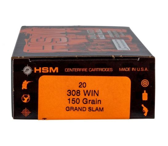 Hsm 30820N   308 Win 150 GR Grand Slam (Gs) 20 Bx/ 25 CS