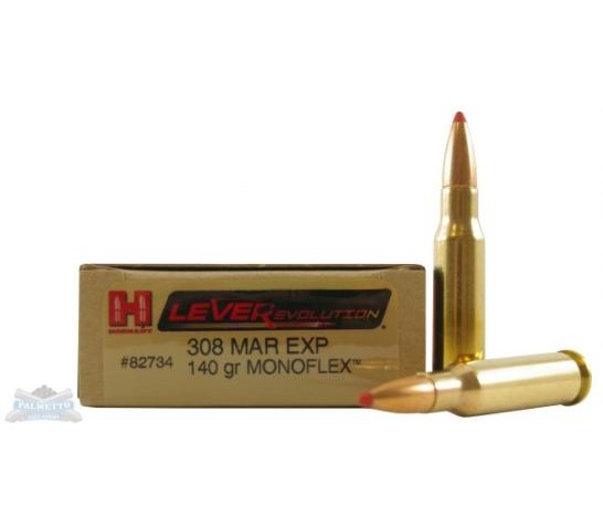 Hornady Leverevolution 308Mar 140Gr Monflex 090255827347