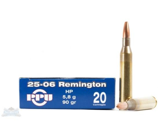 Ppu 25-06Rem HP 90 Grain Weight 20/500 PP2.7