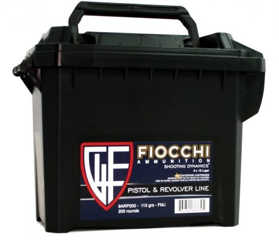 Fiocchi 9Mm 115Gr Fmj 9ARP200