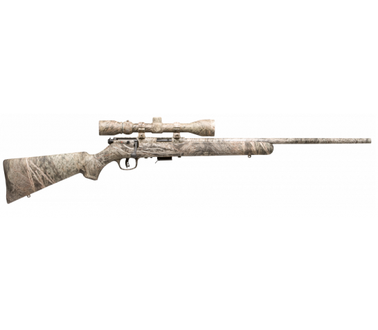 Savage Arms 96765 93R17 XP 17 HMR 5+1 Cap 22" Overall Mossy Oak Brush Rec Right Hand (Full Size) Includes Bushnell 3-9x40mm Scope