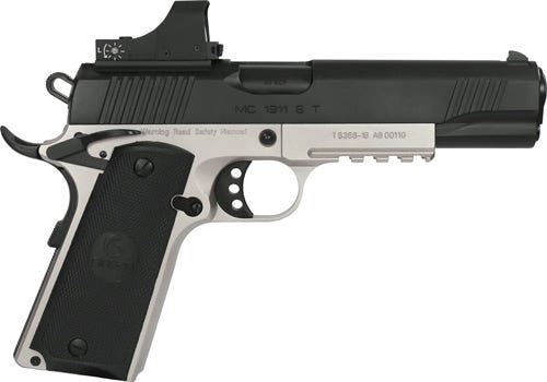 Girsan Mc1911s Government .45Acp Adj. Sgt W/Optic 2-Tone 390063