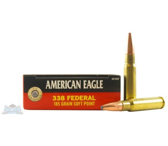 Federal American Eagle 338Fed 185Gr SP 20/25 029465061418