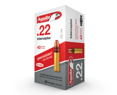 AGUILA 22 LR Interceptor 40 GR SP 1470FPS 500rd 1B222320@