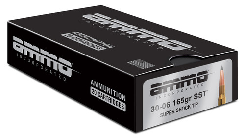 Ammo Inc 3006165Ssta20 Signature Personal Defense 30-06 Springfield 165 GR Super Shock Tip (Sst) 20 Per Box/ 10 CS