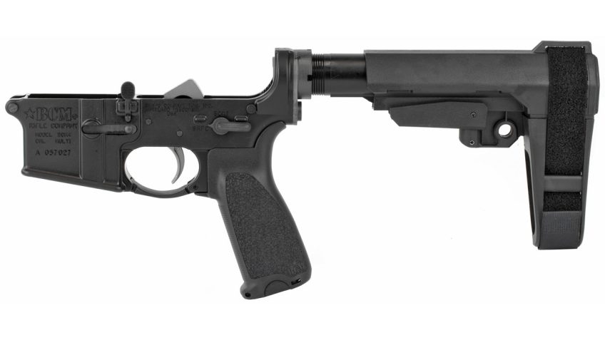 Bcm Pstl Lower Group W/Sba3 Blk LRG-SBA3-BLK