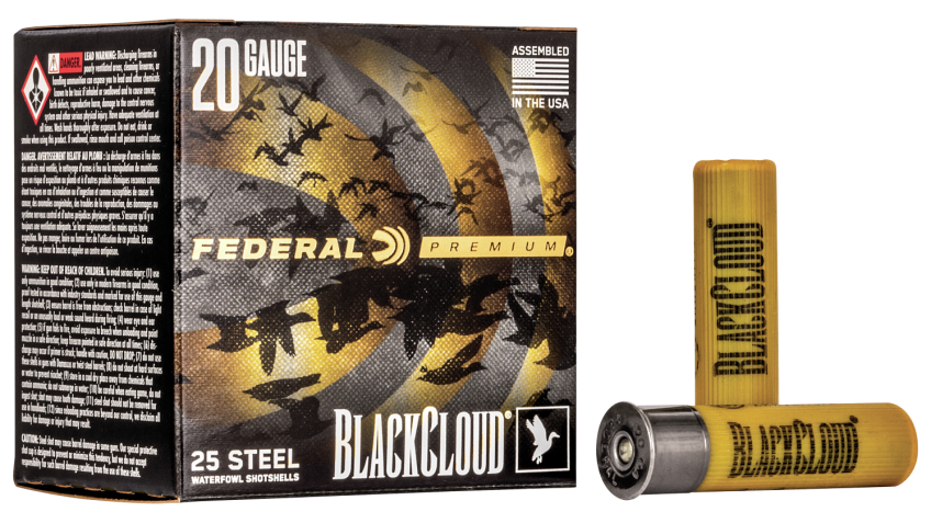 Federal Premium Black Cloud FS Waterfowl Shotgun Shells with FliteControl FLEX Wad – 12 Gauge – 2 – 3.5” – 250 Rounds