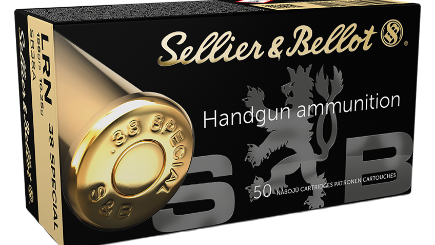 Sellier & Bellot .38 Special 158 Grain 2080 FPS Lead Round Nose Handgun Ammo