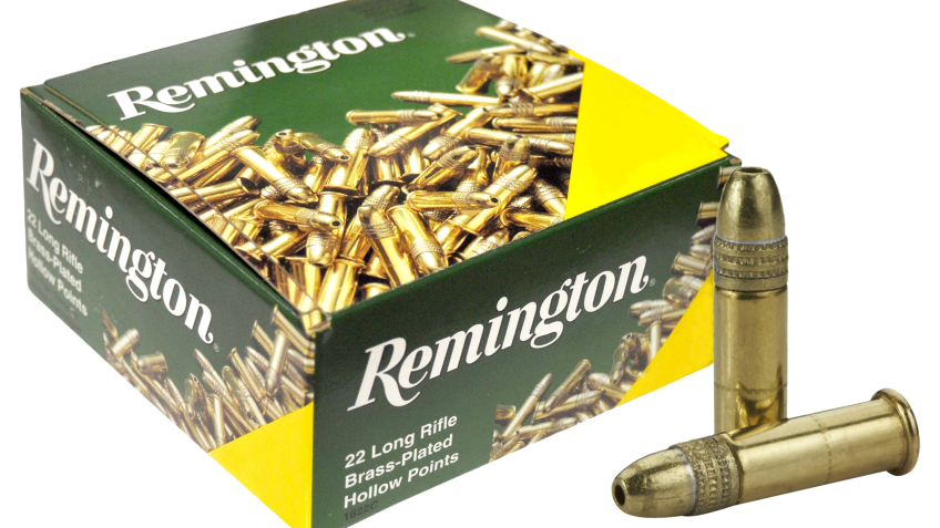 Remington Golden Bullet .22 LR 36 Grain Plated Hollow Point Rimfire Ammo – 100 Rounds