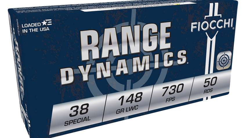 Fiocchi Shooting Dynamics .38 Special 148 Grain Lead Wadcutter Handgun Ammo