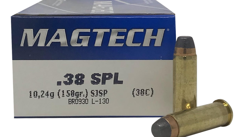 Magtech Sport Shooting .38 Special 158 Grain Semi-Jacketed Soft Point Handgun Ammo