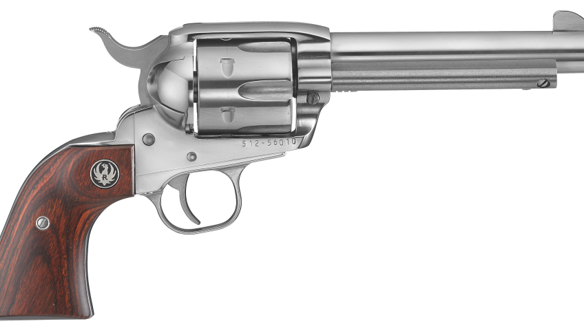 Ruger Vaquero Single-Action Revolver in Stainless Steel – Model 5105