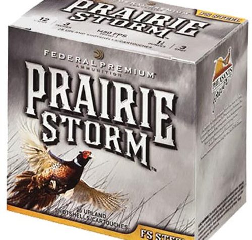 Fed Pfs143fs3 Premium Prairie Storm FS Steel 12 GA 3" 1-1/8Oz 3 Shot 25Bx/10Cs