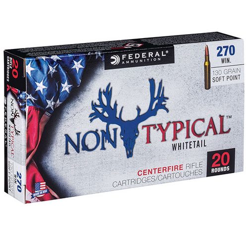 FEDERAL NON TYPICAL 270WIN 130GR SP 20/10 270DT130