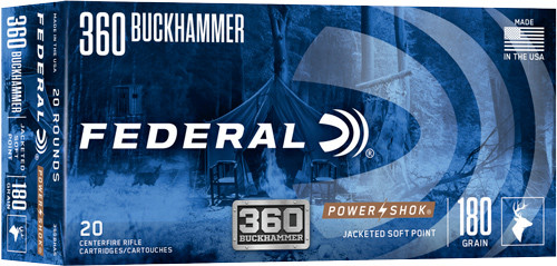 Federal 360Bhas Federal Premium Buckhammer 360 Buckhammer 180 GR 20 Per Box/ 10 CS