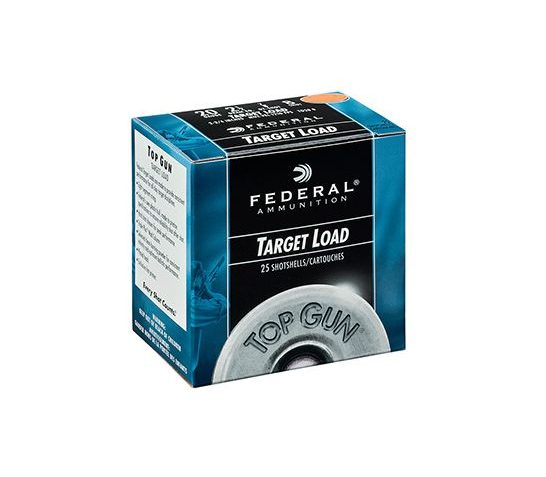 Federal Tg2075 Top Gun Target Load 20 Gauge 2.75" 7/8 OZ 7.5 Shot 25 Per Box/ 10 CS TG20-7.5