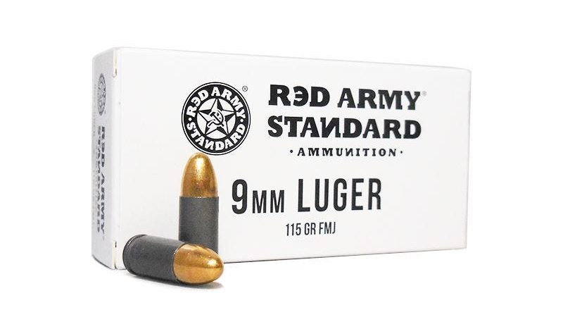 RED ARMY 9MM LUGER 115GR 1000RD (20 Boxes) CASE LC FMJ AM3091 CASE