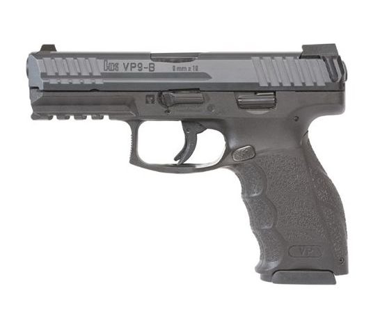 Heckler &Amp; Koch Heckler &Amp; Koch Vp9-B, 9Mm, 4.09" Barrel, 3-Dot Luminous Sights, Black, (2) 17-Rd, Side Mag Release 81000261