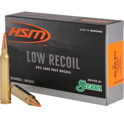 Hsm Ammo .300 Win Mag 150Gr. Sbt Low Recoil 20-Pk ! 300WinMag-42-N