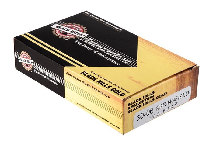 BLACK HILLS AMMUNITION 1C3006BHGN9 Black Hills Gold  30-06 Springfield 178 GR Extremely Low Drag-eXpanding 20 BX