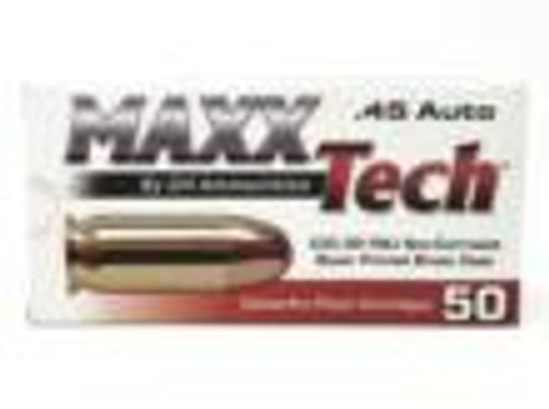 Maxxtech Brass Casefire Handgun Ammunition .45 Acp 230 GR Fmj 1000/Ct PTGB45BC