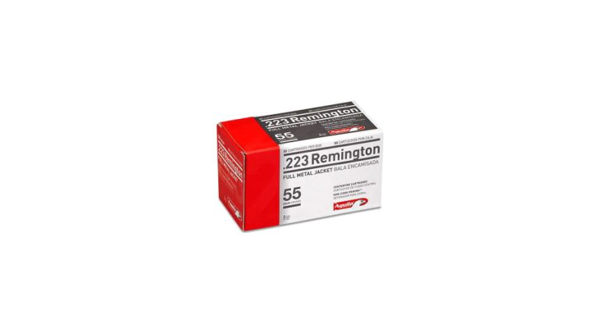 Aguila Rifle Ammunition .223 Rem 55 GR Fmj 3215 Fps 1000/Ct 1E2231100C