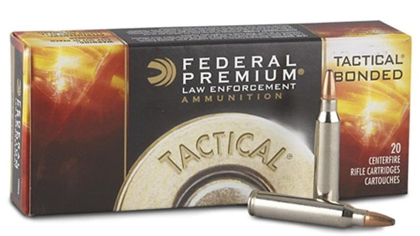 Federal Premium Ammunition Tactical .223 Rem Bonded SP FEDELE223T1CS