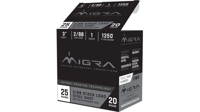 Migra Ammunition Staxd Steel 20Ga 3 1Oz #4-6 25/10 M20S46