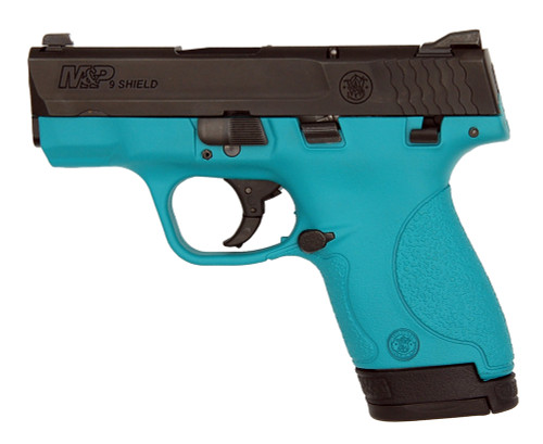 SW M&P 9 Shield 3'' Teal 8Rd 13677