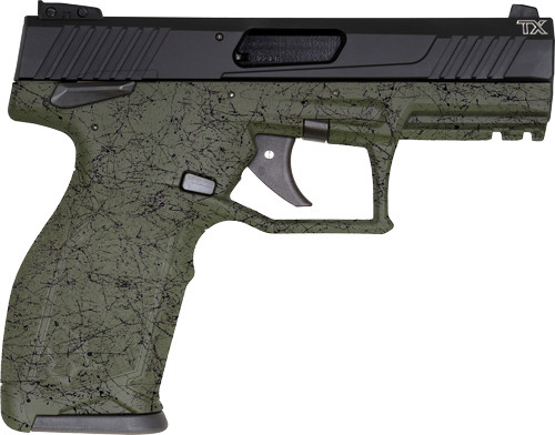 Taurus Tx-22 .22Lr 4.1" Adj. 16-Shot Green Splatter 1TX22141SP2