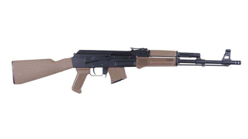 Arsenal Sam7r-62Fdem Sam7r  7.62X39mm  10+1 16.25", Black Rec, Fde Polymer Furniture, Muzzle Brake, Ambi Safety, Enhanced Fcg, Adj. Sights, Includes Cleaning Kit & Sling