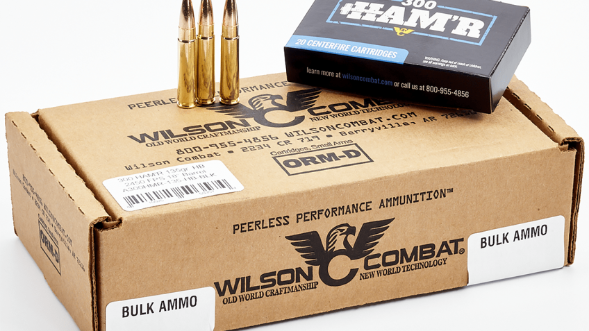 Wilson Combat A300HMR135HB HAM'R Bonded 300 HAM'R 135 gr 2450 fps Speer HAM'R Bonded 20 Bx