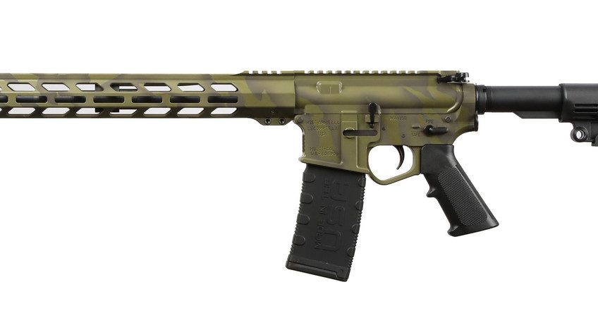 Wise Arms WA-15B Tiger Stripe OD Green 5.56 / .223 Rem 16″ Barrel 30-Rounds