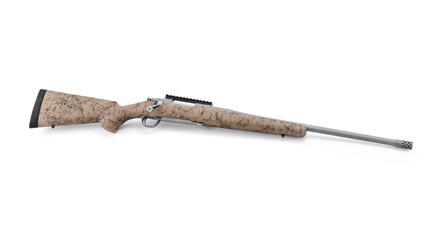 Ruger Hawkeye FTW Hunter Tan / Black .375 RUG 22″ Barrel 3-Rounds