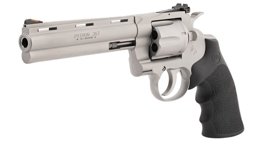 Colt Python 357 Magnum 6in Stainless Steel Revolver – 6 Rounds