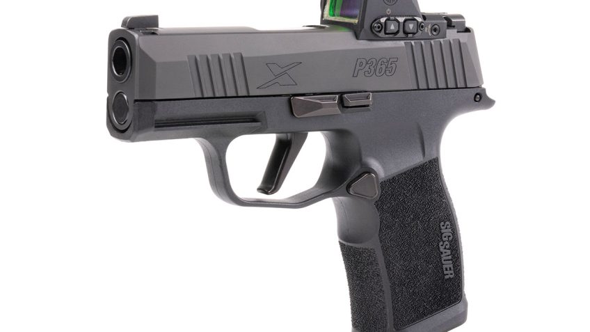 Sig Sauer P365X 9mm 3.1″ Bbl MS Pistol w/(2) 10rd Mags, XRAY3 & ROMEO-X Compact 365X-9-BXR3-RXX-10