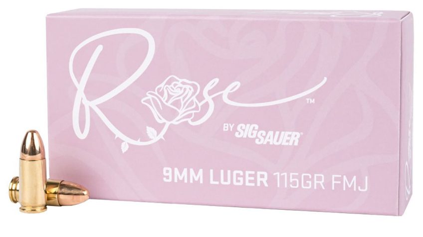 Sig Sauer ROSE Handgun Ammunition 9mm Luger 115gr FMJ 1050 fps 50/ct