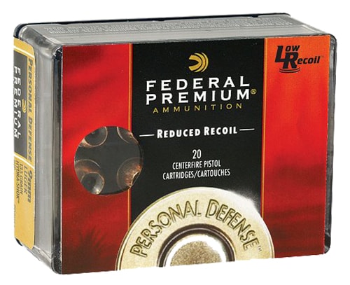 Federal PD380HS1H Premium Personal Defense Low Recoil 380 ACP 90 gr Hydra Shok Jacketed Hollow Point 20 Per Box