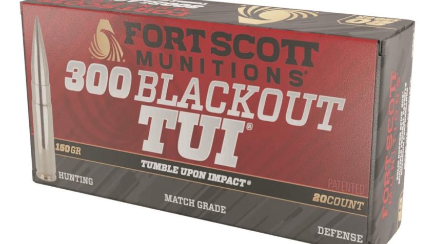 Fort Scott Tumble Upon Impact Ammo, 300 BLK, SCS, 150 Grain, 20 Rounds