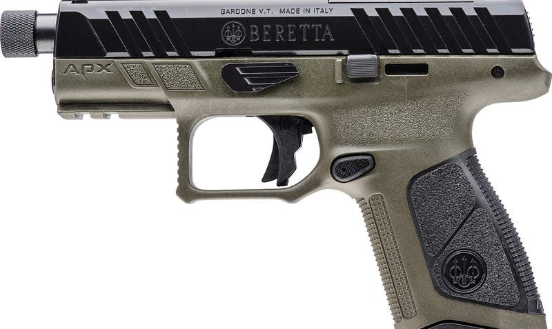 Beretta Apx A1 FS 9Mm 4.2" OR 15-Shot OD Grn/Blk Poly Thrd JAXA1C915TAC