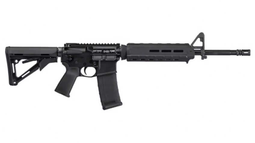 Aero Precision Apcr640435 Ar15  5.56X45mm Nato 30+1 16" Mid-Length Barrel, Black, Magpul Furniture, Drop-In Handguard, Ctr Stock, Moe Grip, A2 Front Sight