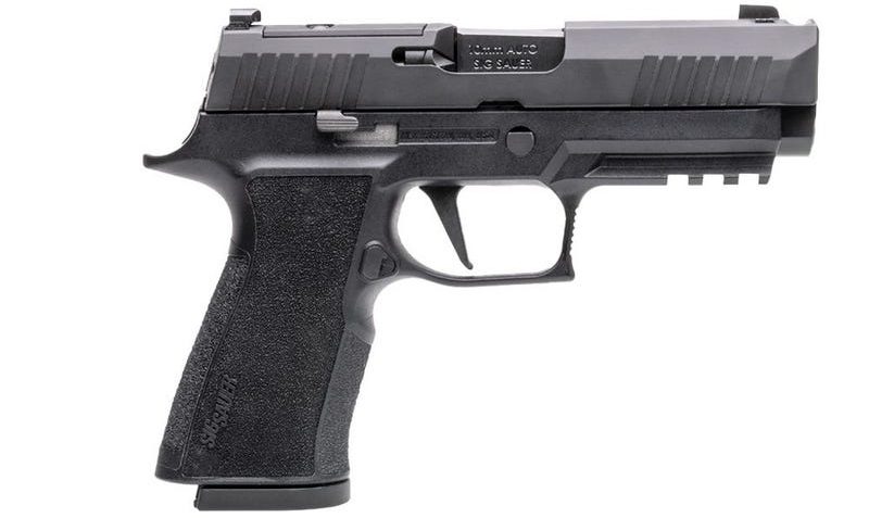 Sig Sauer P320 XTEN Carry Comp 10mm Auto 3.8″ Bbl Optics Ready Pistol w/(2) 15rd Mags, XRAY3 & Compensator 320XCA-10-COMP