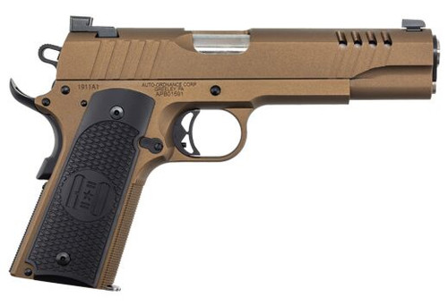 Auto-Ordnance 1911 Full Size Frame 45 ACP Burnt Bronze Cerakote Pistol