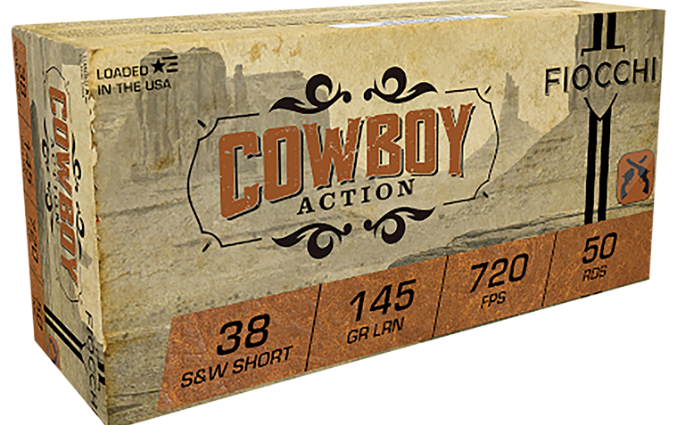 Fiocchi Cowboy Action .38 S&W 145 Grain Handgun Ammo