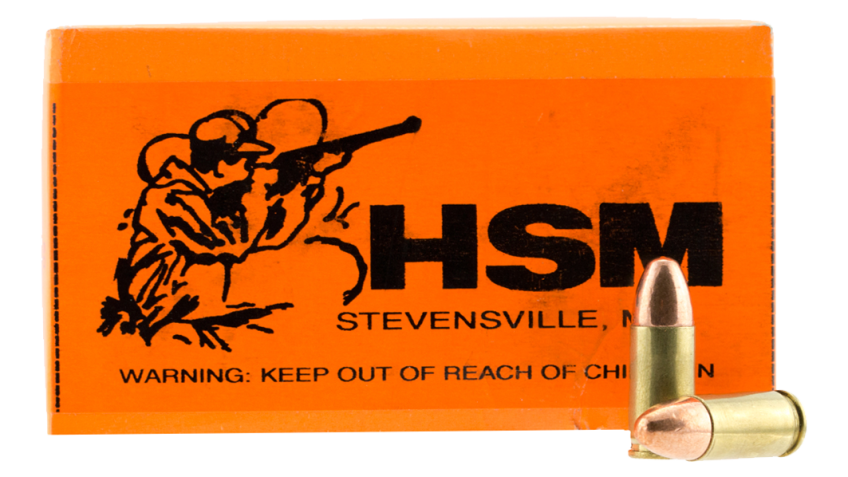 HSM Training 9mm Luger 124 Grain Handgun Ammo