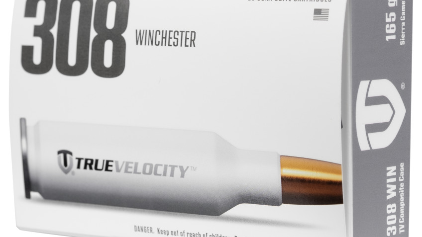 True Velocity .308 Winchester 165 Grain Sierra Gameking Rifle Ammo