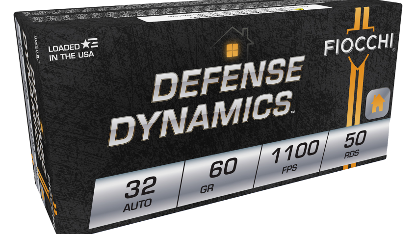 Fiocchi Shooting Dynamics .32 ACP 60 Grain Handgun Ammo