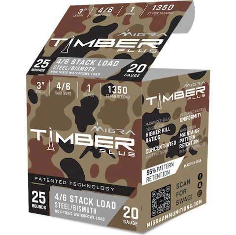 Migra Timber Plus Shotshells – 25 Rounds